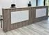 12' Contrasts 2-Person Rustic Reception Desk