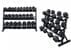 5 to 100 Lb. Dumbbell Set w/ Storage Racks - 2100 lbs. Total