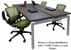 8' Solid Wood Top Technology Table w/Four 48