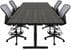 Adjustable Electric Lift 8' x 4' Rectangular Conference Table - Other Sizes Available