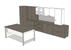 Concepts Custom Executive Desk & Wall Unit Package