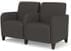 2 Seats w/ Center Arm in Upgrade Fabric or Healthcare Vinyl