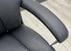 400 Lbs. Capacity Genuine Cowhide Leather Executive Chair in Black