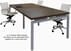 8' Solid Wood Top Technology Table w/Four 48