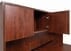 Cherry Peninsula U-Shaped Workstation w/Hutch 
