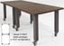 Mobile Industrial Steel Leg Conference Table - 6'x4' / 8'x3' Table - See Other Sizes