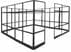 12' x 12' x 7'H Clear Glass Modular Office w/ Black Frame - Starter Cubicle