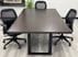8' x 4' Sophisticate Series Electric Lift Meeting Table