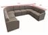 Driftwood Cove Modular Lounge Series - 8-Piece U-Shaped Lobby Sofa