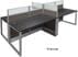 TrendSpaces Value Cubicle Series - 4 Person Cluster Cubicle