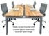 12' x 4' Solid Wood Boardroom Table