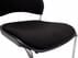 300 lb. Capacity Black Padded Mobile Stacking Guest Chair