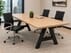 8'x3' Solid Wood A-Frame Conference Table