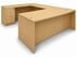 Maple Laminate Straight Front U-Workstation
