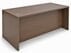 Modern Walnut Rectangular Executive Desk w/6 Drawers