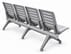 Ascend 4-Seat Beam Seater in Gray Mist