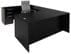 Black Laminate Straight Front U-Workstation