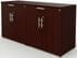 Custom 4-Door Conference Buffet Cabinet w/Bullnose Trim