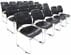300 lb. Capacity Black Premium Ganging Stacking Chair