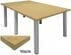 Conference Tables w/ Round Post Legs in 6' x 4' Size - See Other Sizes & Color Below