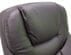 Mocha Brown Leather Swivel Office Chair with Adjustable Lumbar
