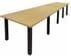14' x 4' Conference Table w/Square Post Legs