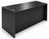Black Rectangular Managers Desk w/6 Drawers