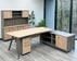8'W Contrasts Rustic 5-Piece Desk Package