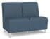Ravenna 2-Seat Armless Sofa in Standard Fabric or Vinyl