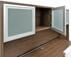 Modern Walnut Peninsula L-Shaped Desk w/Hutch