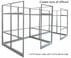 6' x 6' x 7'H Clear Glass Modular Office - Starter Cubicle