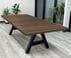 9' x 4' Solid Wood Conference Table in Chocolate with Metal A-Frame Base