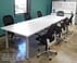 Conference Tables w/ Round Post Legs in 6' x 4' Size - See Other Sizes & Color Below