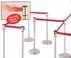 Retractable Strap Crowd Control Post