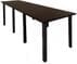 12' x 4' Standing Height Conference Table w/Square Post Legs