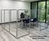 9'W x 9'D x 5'H Clear Acrylic Modular Office - Starter