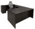 Charcoal Laminate Straight Front U-Workstation