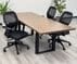 8' x 3' or 6' x 4' Sophisticate Series Electric Lift Meeting Table
