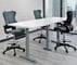 8' x 3' Deluxe Electric Lift Height Adj. Conference Table - See Other Sizes