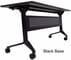 Flip & Stow Mobile Training Tables w/Privacy Panel - 60