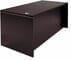 Mocha Rectangular Manager's Desk w/6 Drawers