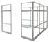 9' x 9' x 7'H Clear Glass Modular Office - Add-On Cubicle
