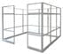 9' x 9' x 7'H Clear Glass Modular Office - Starter Cubicle