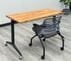 Converge Easy Flip Solid Wood Training Table - 48