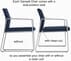 Gansett Reception Seating Series - 300 lb. Capacity Guest Chair in Standard Fabric/Vinyl