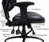 Antimicrobial Vinyl 24/7 400 lb. Cap. Multi-Shift Chair w/Mesh Backrest