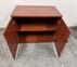 Cherry Laminate 2-Door Locking Storage Cabinet