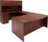 Cherry Laminate U-Shaped Workstation by Gibraltar