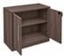 Columbia Walnut 2-Door Locking Storage Cabinet
