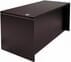 Mocha Rectangular Executive Desk w/6 Drawers